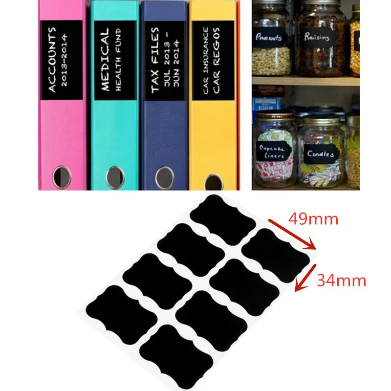 Водонепроницаемая стеклянная бутылка черная наклейка для кухни этикетка специй