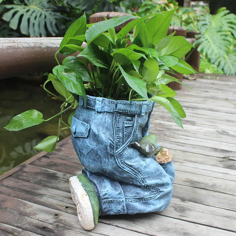 Каучуковые заплатки для брюк цветочный горшок декоративные джинсы птичье гнездо