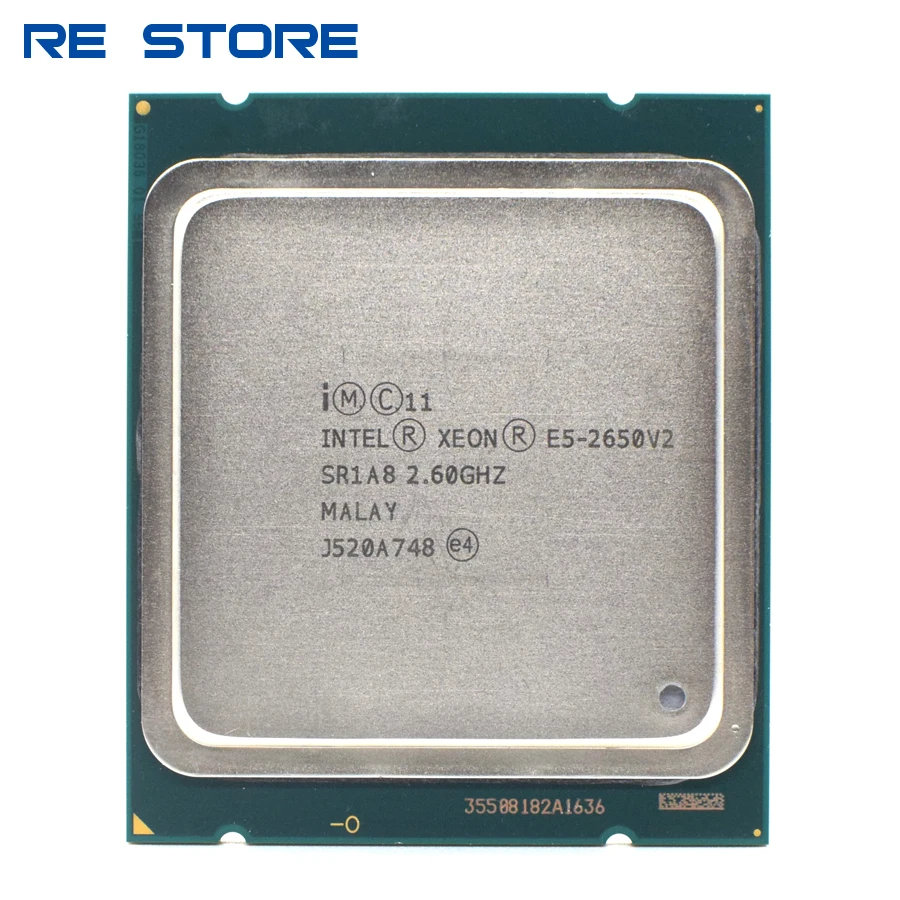 Intel Ксеон E5 2650 V2 LGA 2011 Процессор процессор 8 CORE 2 6 ГГц 20 м 95вт SR1A8 2650V2 поддержка X79