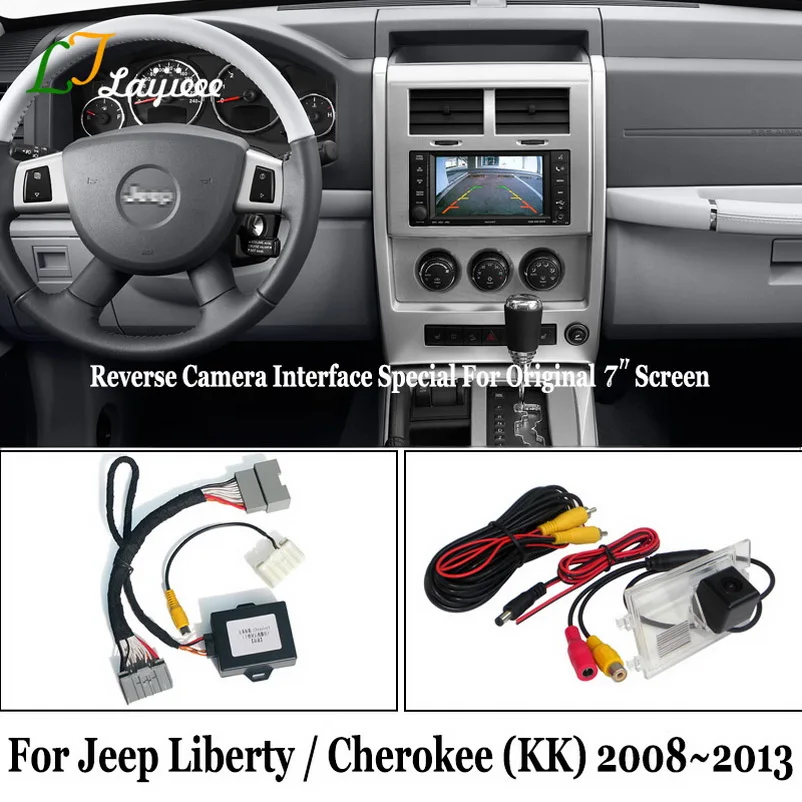 Комплект камеры заднего вида для Jeep Liberty Cherokee KK 2008-2011 2012/2013/HD парковочная камера