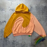 patchwork justin bieber hoodie men women 11 best quality heavy fabric kanye west pullover orange green sweatshirts