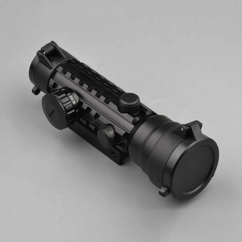 Металлическая Охотничья винтовка 2x42 красный зеленый точечный прицел для