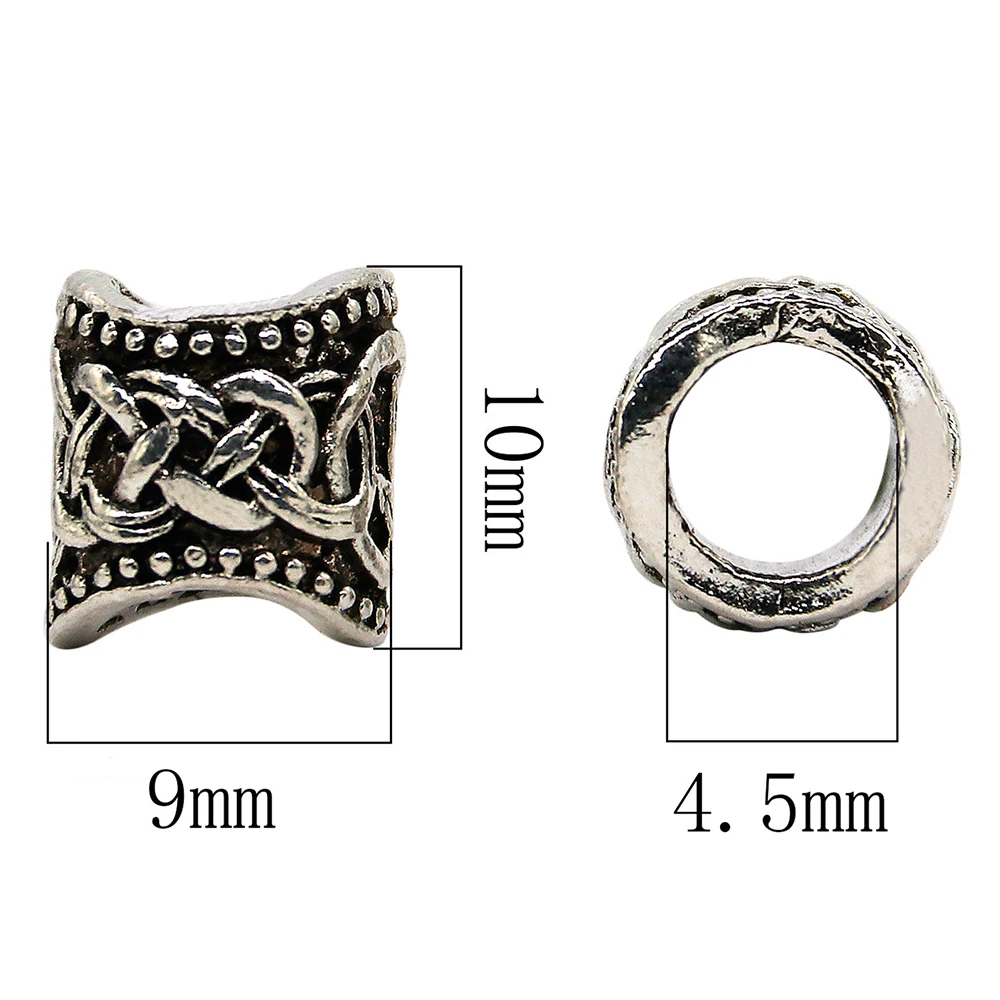 48 шт. бусины для плетения волос |