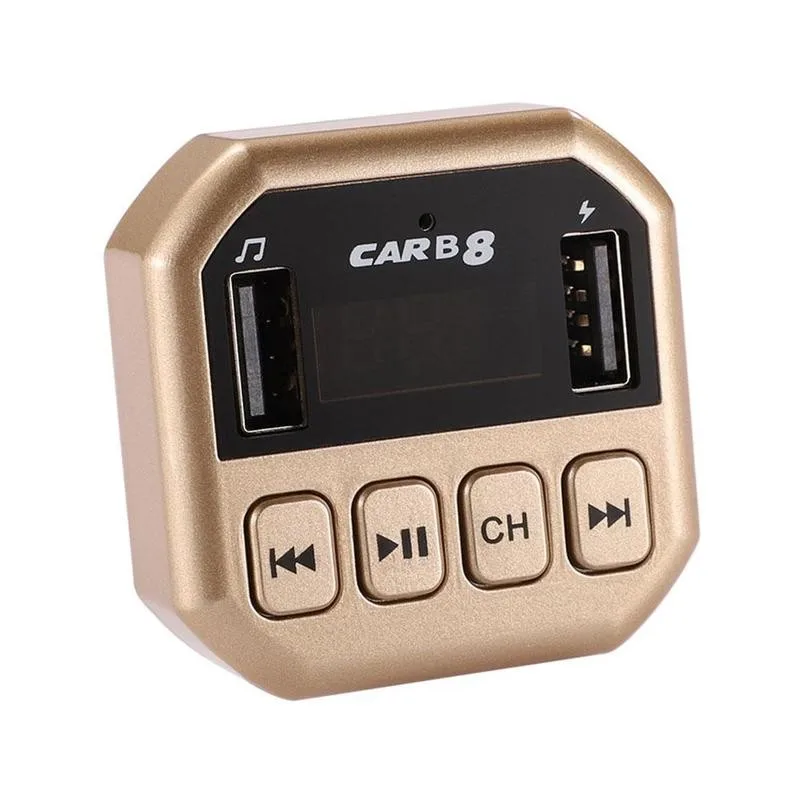 

LCD Wireless FM Transmitter Music MP3 Audio Receiver Adapter Transmitter TF Card FM Modulator Bluetooth Hands-free Car Kit USB