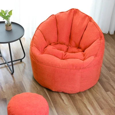 

Leisure Sofa Chair Bed Living Room Furniture Removable Creative Bean Bag Lazy Sofa with footstoo size 70X68X65cm