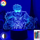 Светодиодная лампа в стиле аниме, 3D светильник для команды Сатору и годзё, светодиодный чной светодиодный светильник для подарка на день рождения, лампа для группового освещения джутитусу и кайзё