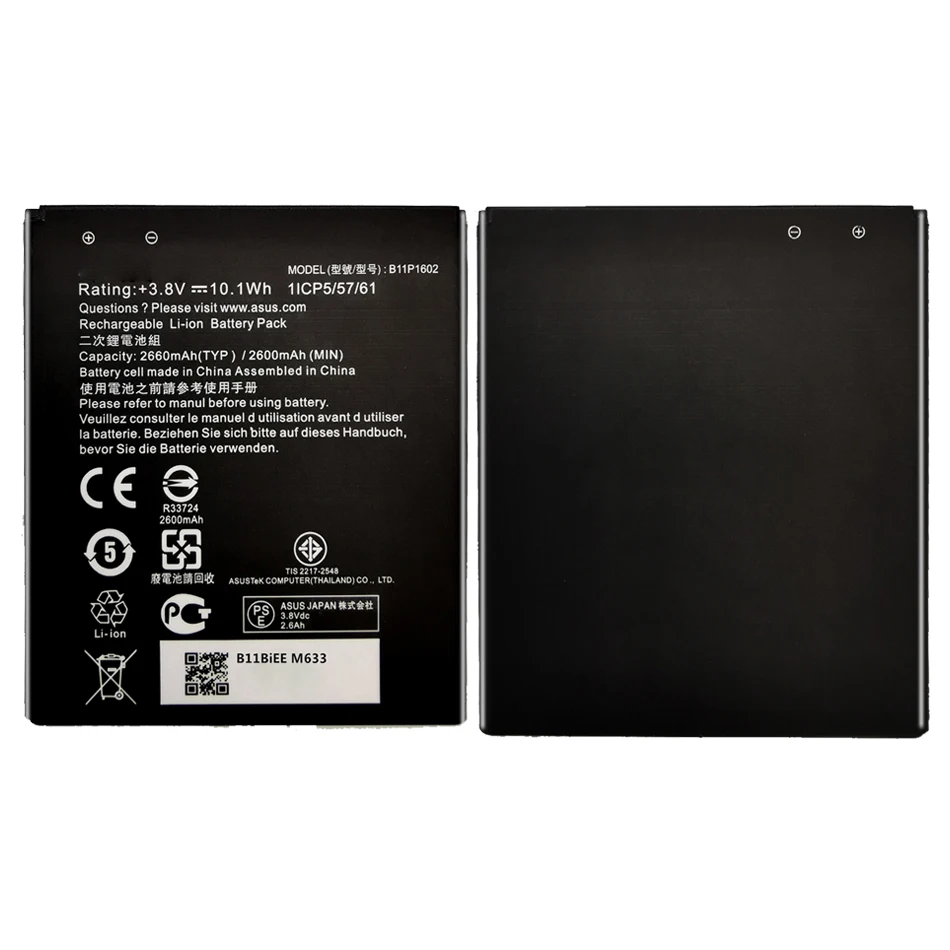 Мобильный телефон Аккумулятор для Asus Zenfone Max M1 M2 Pro M1/Go 4 5 TV/C/V ZB602KL X00TDB X00TDE Batery C11P1706