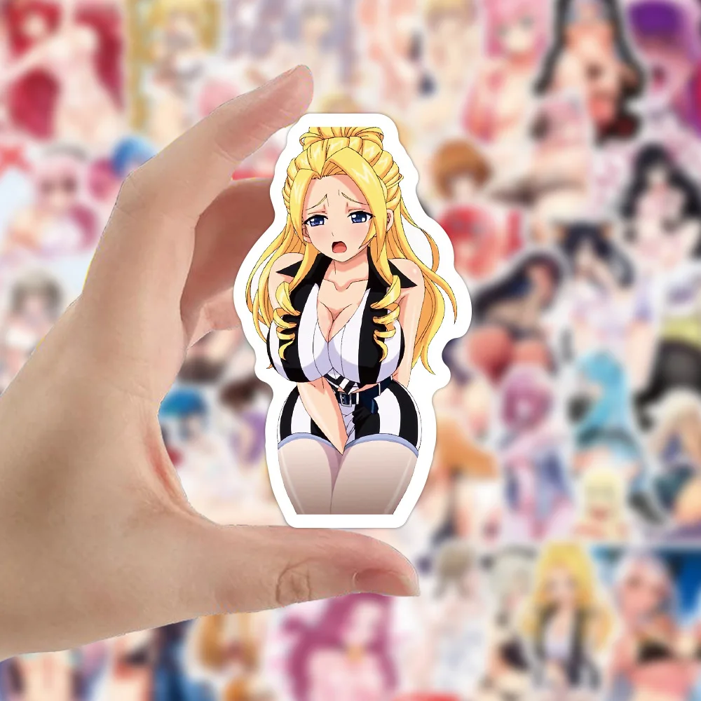 103050pcs new waifu stickers ahegao sexy girl character sticker for laptop motorcycle pegatinas waterproof sticker phone decal free global shipping