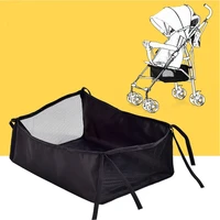 stroller organizer universal stroller basket accessories shopping basket umbrella cart bottom storage bag baby stuff toys pocket