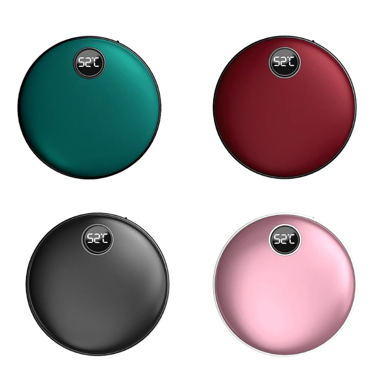 

USB-грелка для рук, многоразовое портативное зарядное устройство 5200 мАч, портативное устройство, электрические грелки для рук, отличный пода...