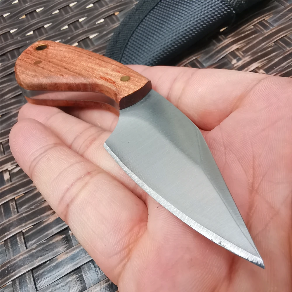 Нож с фиксированным лезвием высокопрочный нож для ухода за ребенком короткий
