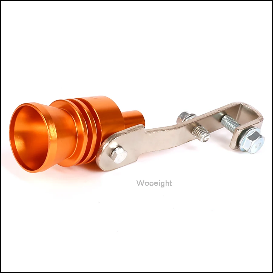 Алюминиевый автомобильный глушитель Wooeight L универсальный выхлопной трубы для