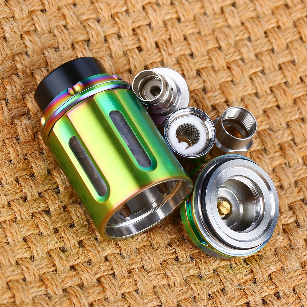 Squid Industries Peacemaker V2 Subohm Tank 8.5ml/5.5ml Atomizer 0.2ohm/ 0.8ohm Coil Vape Fit Double Barrel V3 VS Zeus X RTA |