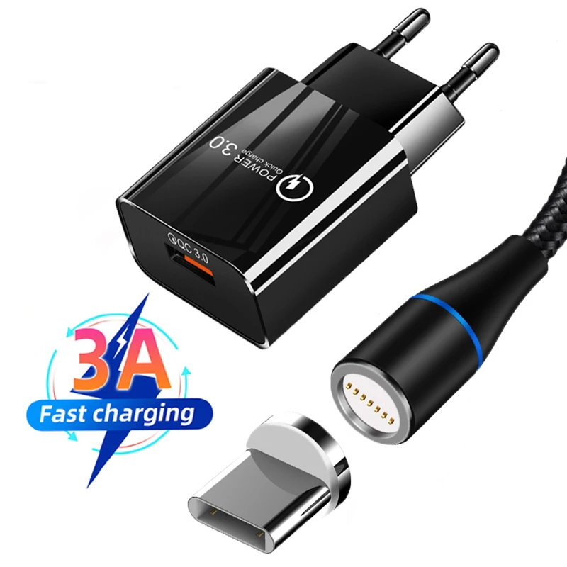 Зарядное устройство USB Type-C 18 Вт 3 А для Samsung S20 Ultra S10 S9 S8 Plus A21S A31 A11 A41 | Мобильные