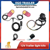 12v led trailer tail lights lamp kit trailer lights cable trailer parts waterproof adr approval