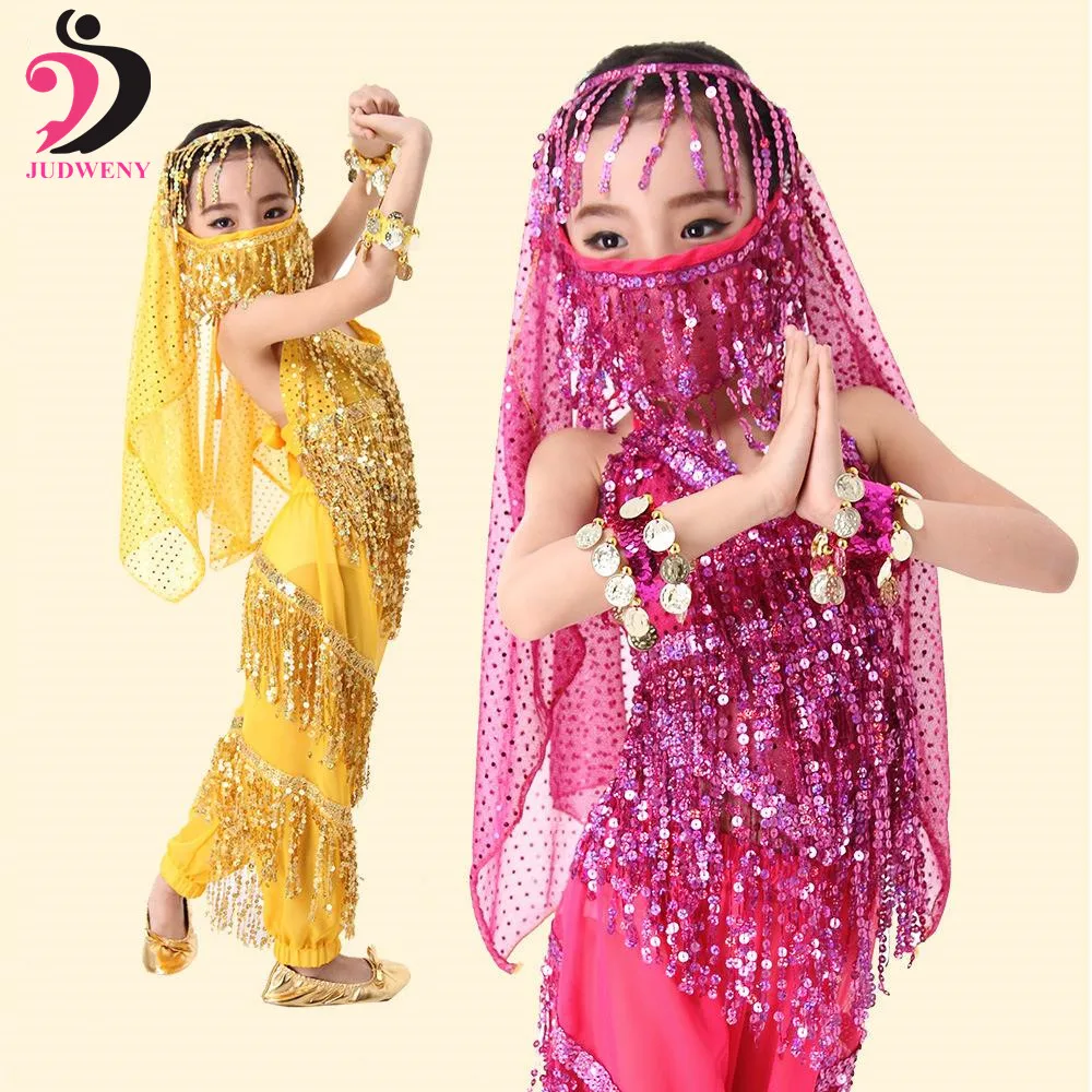 Костюмы для танца живота девочек набор костюма индийское платье детский подарок