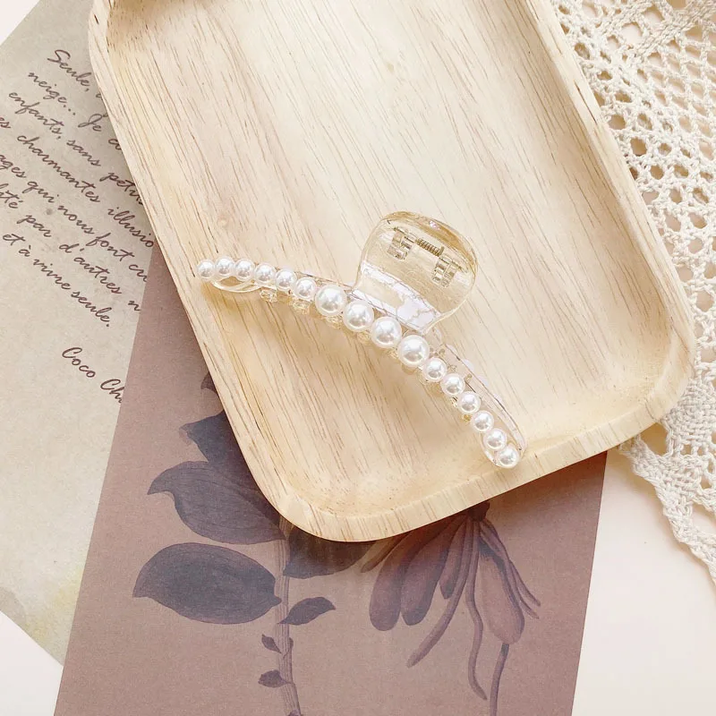 Жемчужная заколка для волос Корейская выбор интернет-знаменитостей темперамент