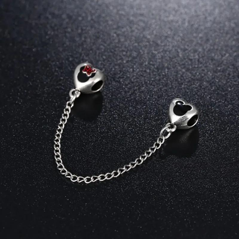 Женская Удлиненная цепочка бусины подходят Пандоре подвески серебро 925