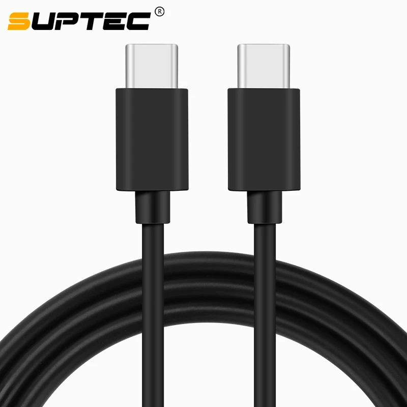 

SUPTEC PD 60W Double 3A Quick Charge USB Type C to USB Type C Cable For Samsung Support PD 60W QC3.0 Cable For Type-C Devices
