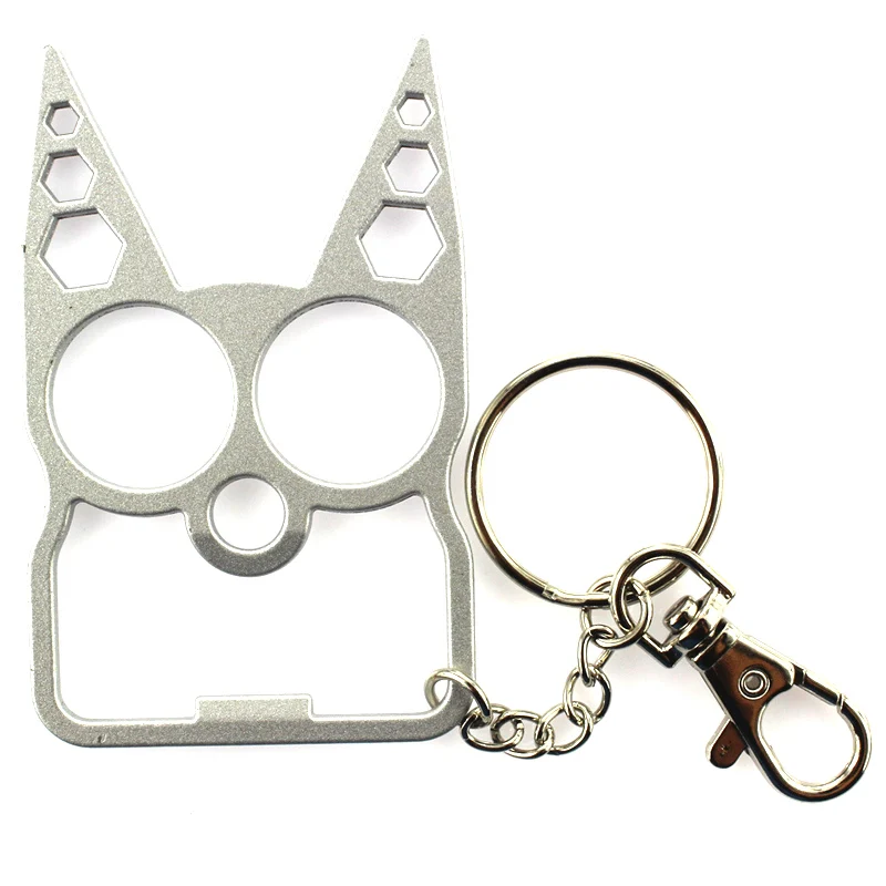 

Portable Cute Cat Opener Screwdriver Keychain Multifunction Outdoor Gadgets Zinc Alloy Bottle Opener Kitchen Gadget Beer Tools