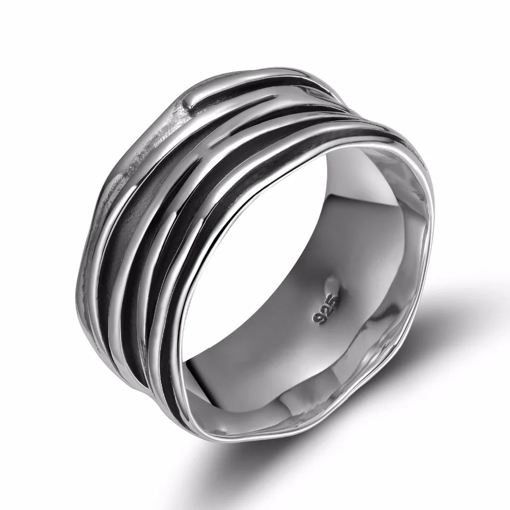 EAMTI винтажное серебряное кольцо классическое свадебное обручальное женское