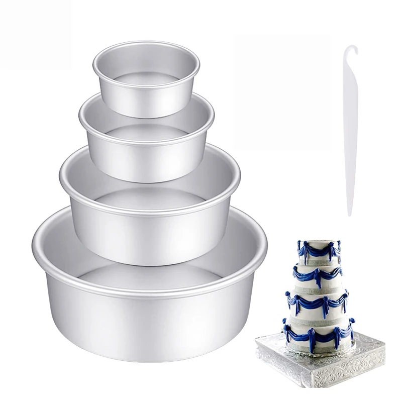 2/4/6/8 дюйма искусственная круглая форма для выпечки торта поддон | Дом и сад