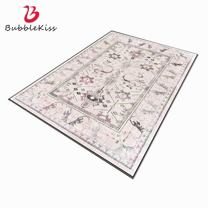 

Напольный коврик в этническом стиле с абстрактным геометрическим рисунком