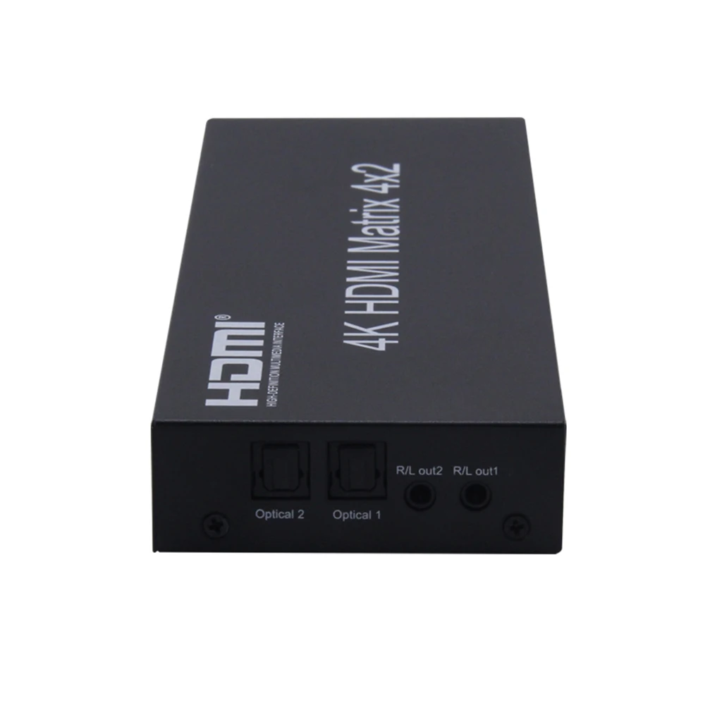 HDMI совместимая Матрица 1 4 4x2 4K 30 Гц HD EDID переключатель сплиттер матрица поддержка