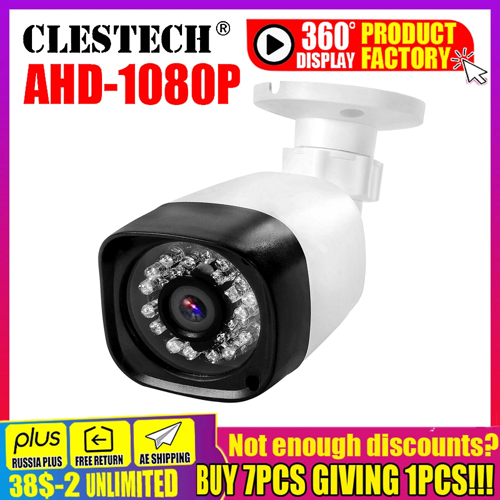 

All Full 3000TVL AHD MINI CCTV Camera 720P 960P 1080P SONY IMX323 2MP digital IR Infrared Outdoor waterproof ip66 With bracket
