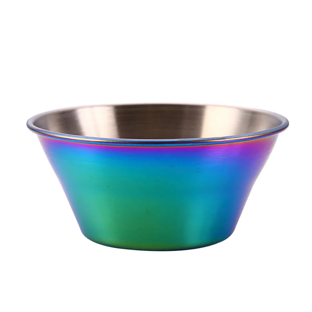 Домашняя маленькая тарелка из нержавеющей стали для закусок блюдо соуса приправ