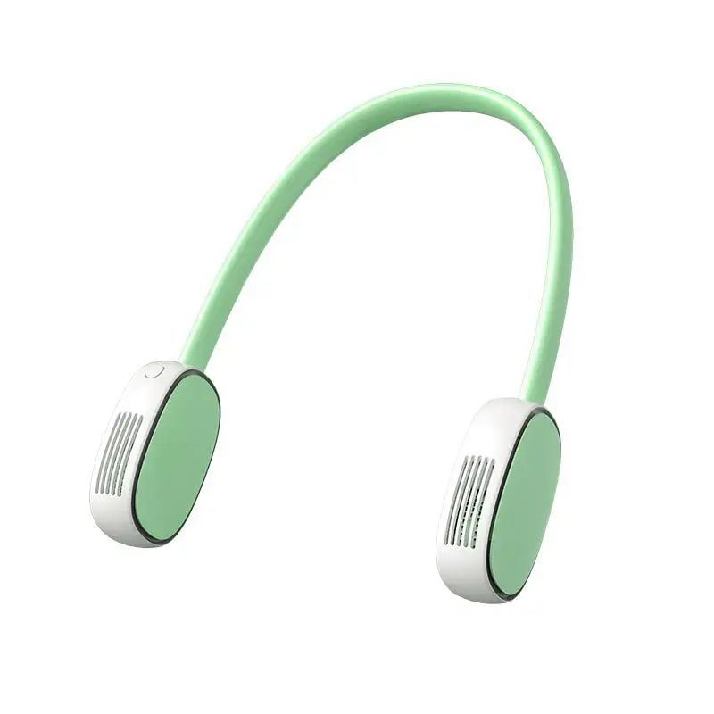 

Bladeless Mini Neck Fan Usb Rechargeable Mute Portable Neckband Fan 3 Speeds Adjustable For Indoor Outdoor Sports Neck Fan