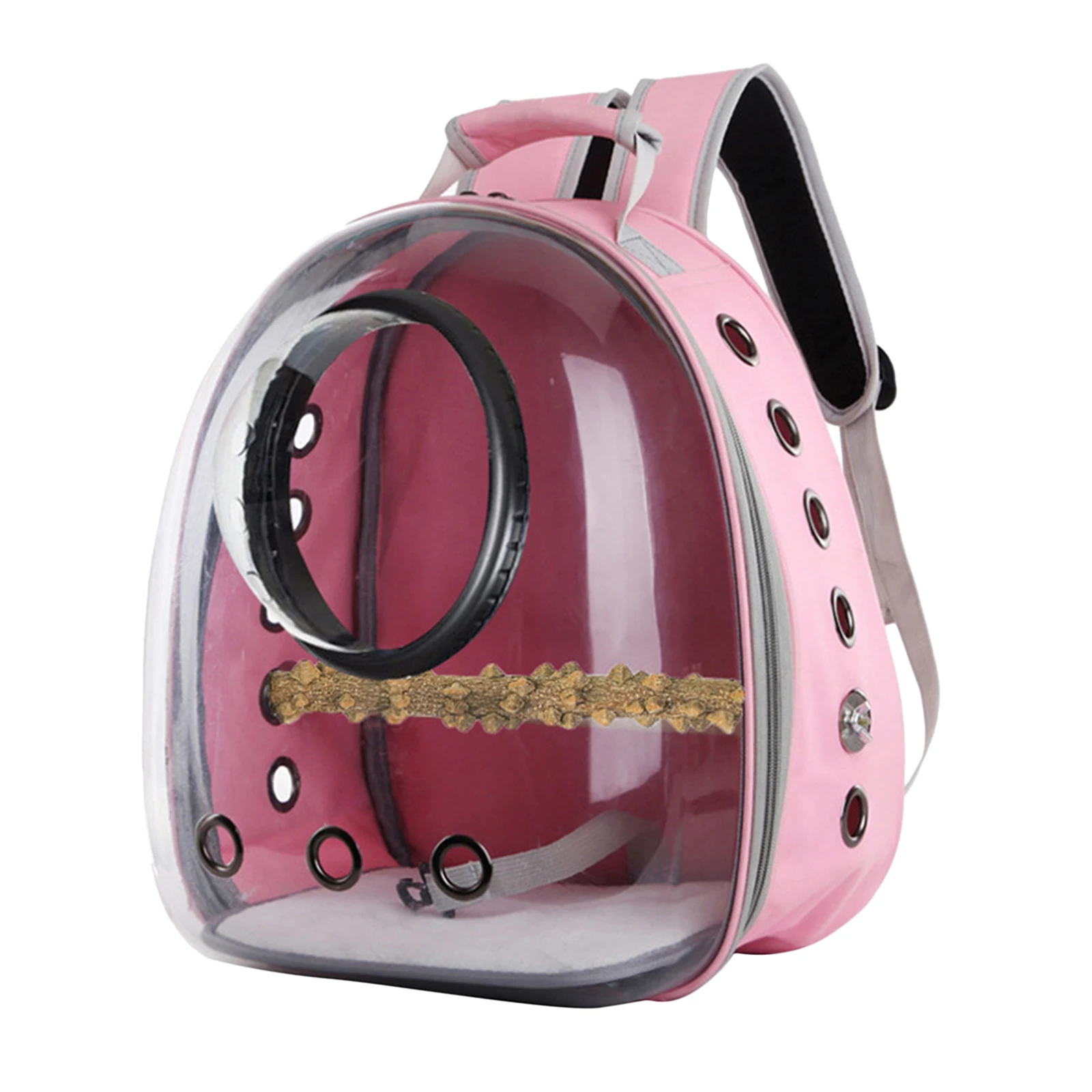Bird Parrot Carrier Transport Backpack Travel Cage Carry Box Bag with Perch | Дом и сад