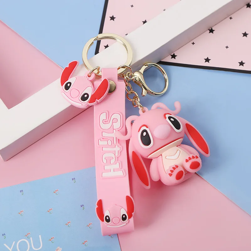 

Keychain PVC Stereoscopic Soft Glue Daisy Cartoons Doll Cute Fashion Bag Pendant Key Chain Accessories Party Gift Wholesale