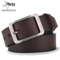 dwtsmens belt leather belt men male genuine leather strap luxury pin buckle casual mens belt cummerbunds ceinture homme