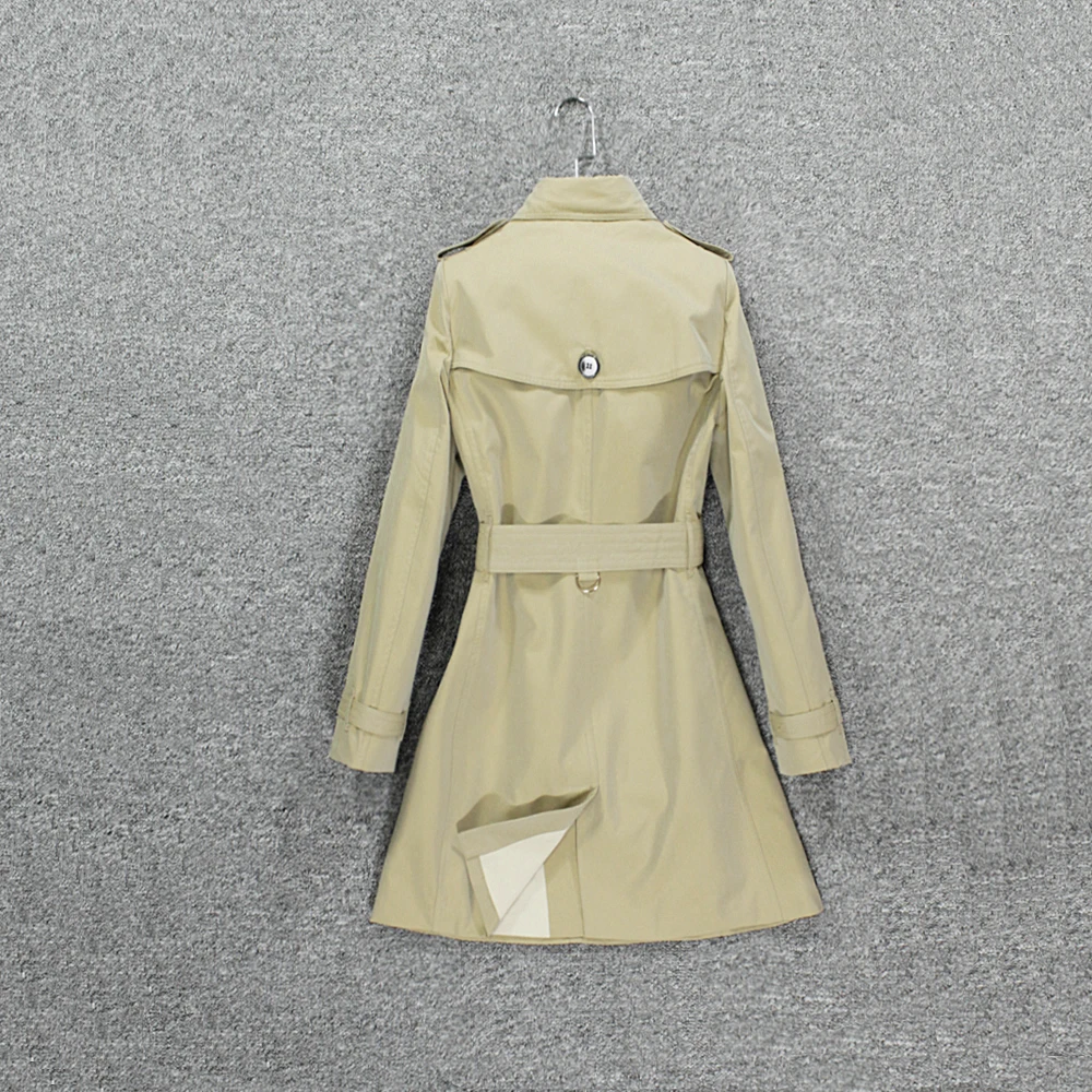 Ветровка для женщин Весна 2020 Новый средней длины в британском стиле маленький