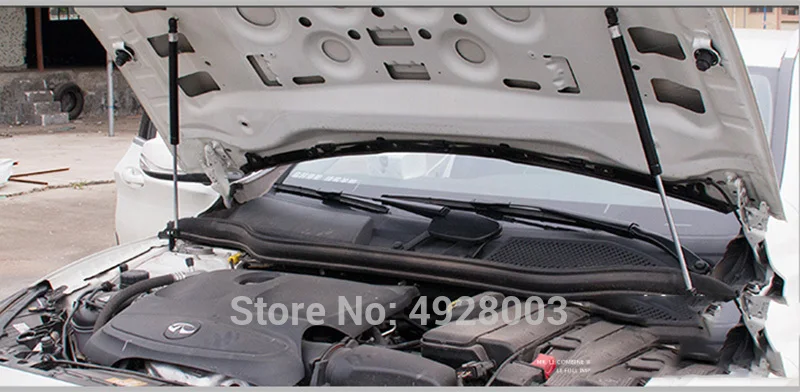 Для 2013 2019 Infiniti QX30 накладка на капот автомобиля Лифт поддержка пружинный