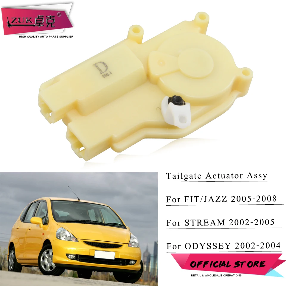 

ZUK Tail Door Tailgate Trunk Lid Lock Actuator Latch Assy For HONDA FIT JAZZ 2005-2008 ODYSSEY RA6 STREAM RN3 OEM:74896-SAA-003