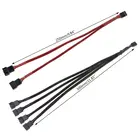 PWM 4pin вентилятор с длинными рукавами удлинитель сплиттер концентратор с кабелями материнская плата Процессор 4 pin на возраст 2, 4,