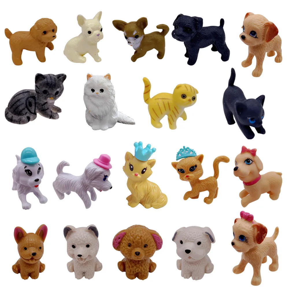 Кошка старый магазин домашних животных милые игрушки мини котенок с короткой