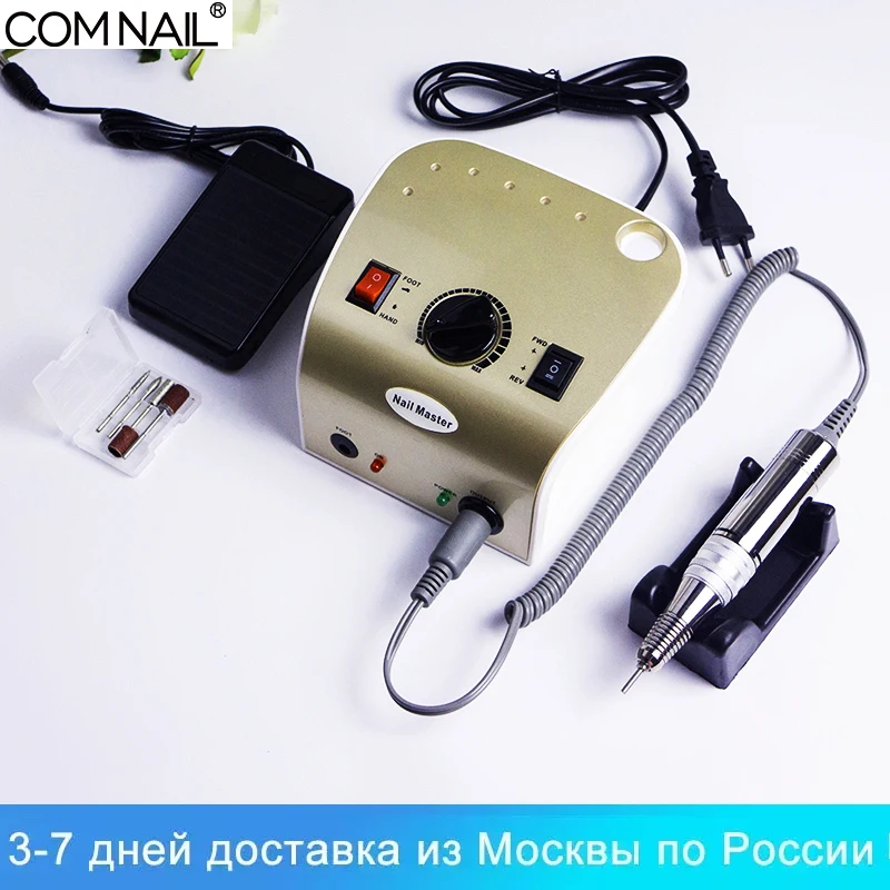 

COMNAIL Electric Nail Salon Machine 65W 35000RPM Electric Nail Drill Machine for Manicure Milling Cutter Manicure Pedicure Kit