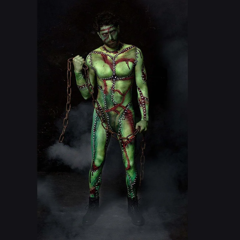 Страшные костюмы для косплея взрослых мужские и женские с шрамами сексуальное