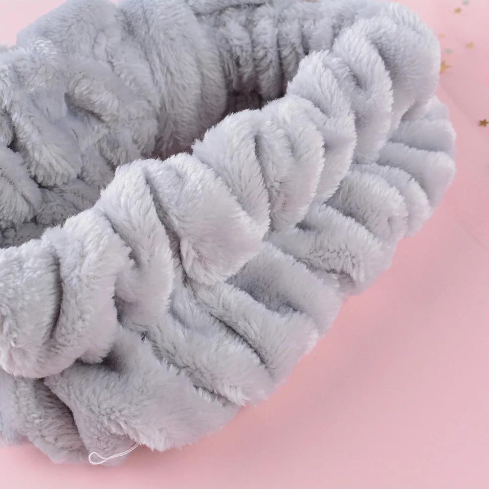 

New Fashion Flannel Soft Bow Rabbit Ears Headband Women Girls Turban Cute Holder Hairbands Hair Band Headwear Hair Accessories