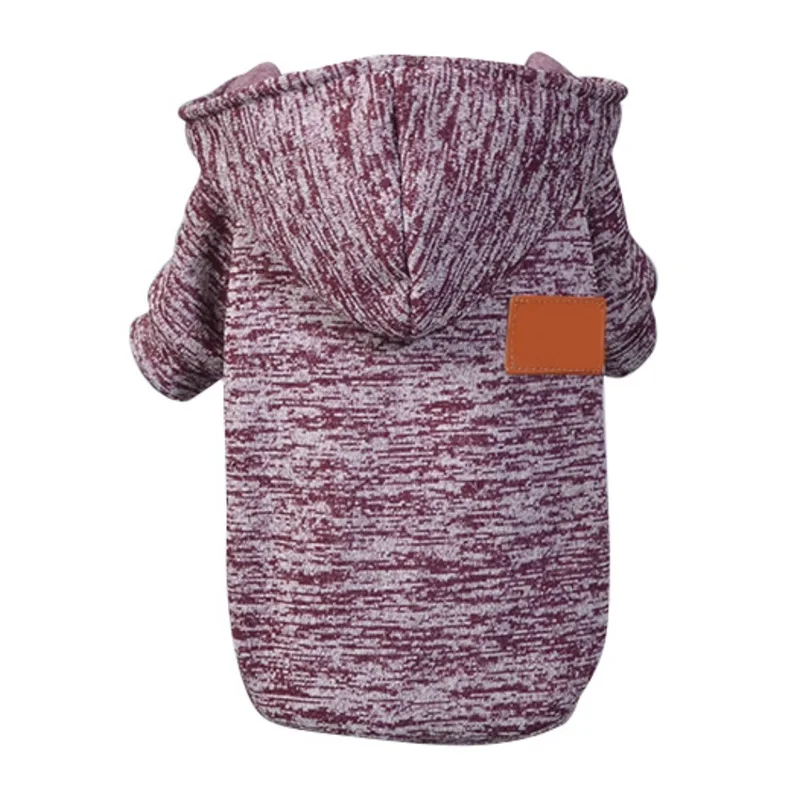 Классическая теплая одежда для собаки свитер щенка куртка пальто зимняя модная