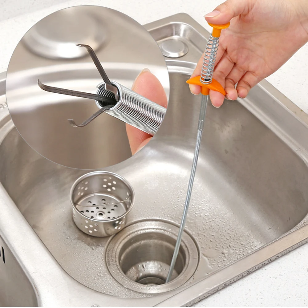Главная щетка для чистки канализации Гибкие Раковина ванной туалета дренажная
