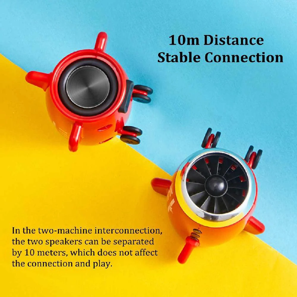 Мини-динамик воздушного типа Bluetooth FM-радио USB-порт TF-карта беспроводной бас стерео