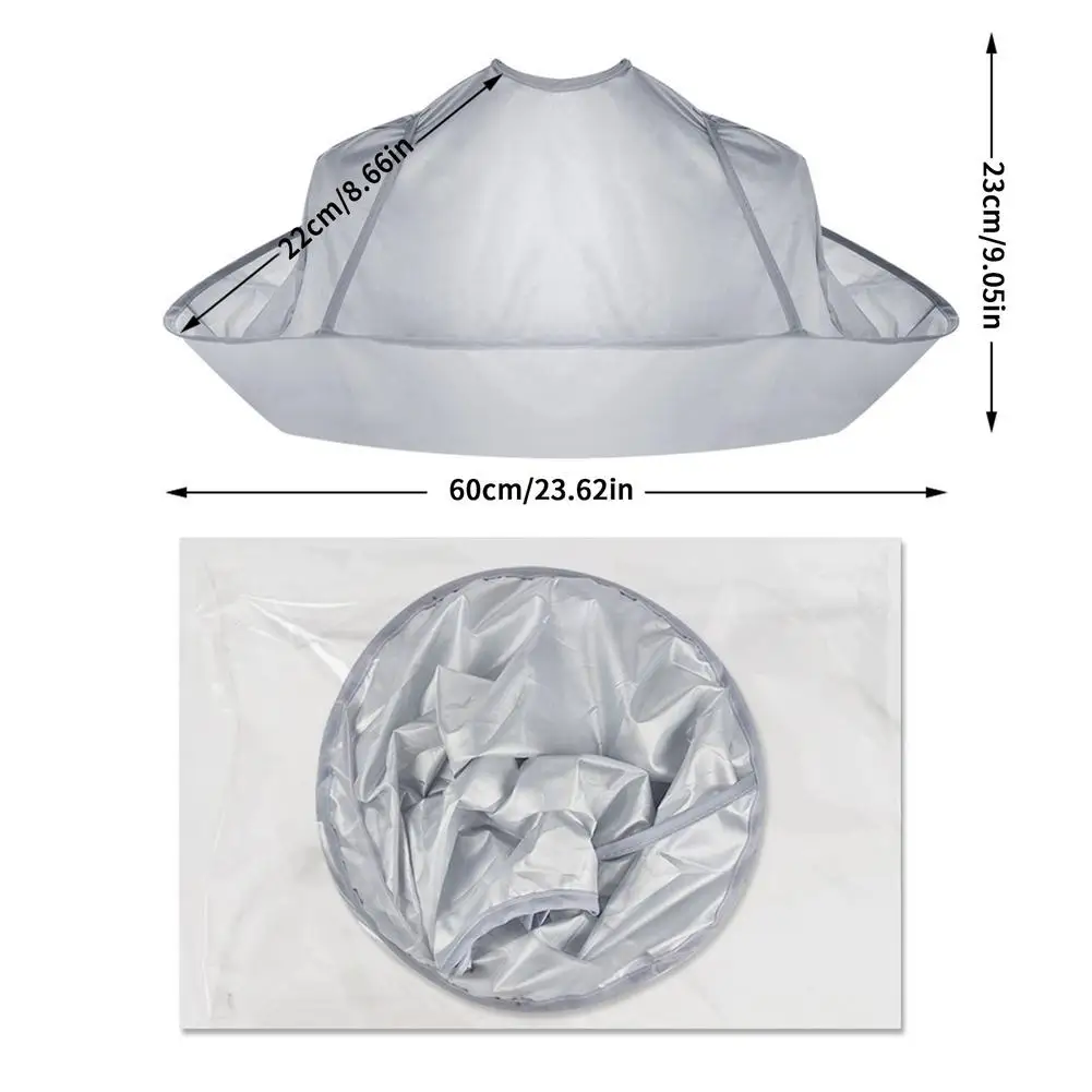 1Pcs Foldable DIY Hair Cutting Cloak Umbrella Cape Salon Barber Haircutting Wrap Apron Home Hairdressing Cover Cloth | Красота и