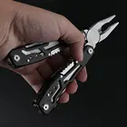 Многофункциональный складной нож из нержавеющей стали, складные плоскогубцы, мини портативные складные плоскогубцы, многофункциональный инструмент для кемпинга на открытом воздухе