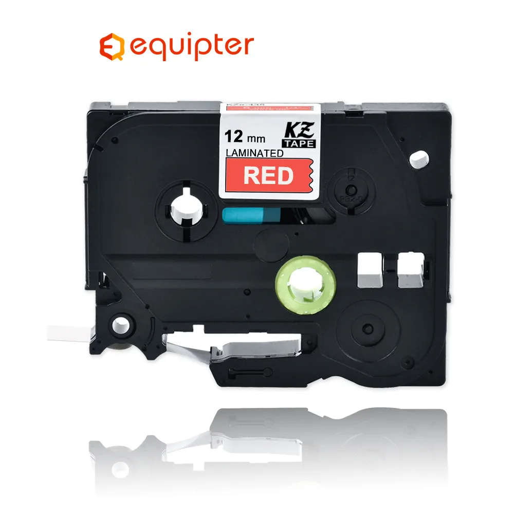 Tze435 белый на красном 12 мм совместимый для принтера Brother p-touch Refill label Tape Tze-435 tz-435 tze tz