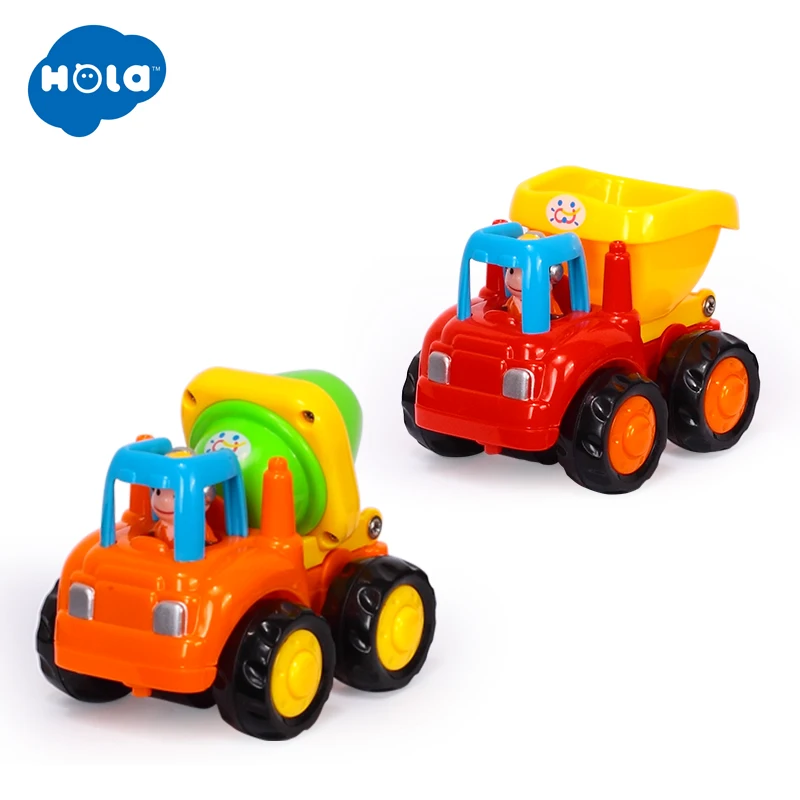 HOLA TOYS 326C+326D 2pcs/Lot Baby Toys Vehicle Mini Dump Trucks Vehicles Model Car For Kids Gifts |