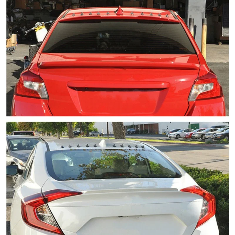 10 шт. черная автомобильная антенна в форме крыши EVO из углеродного